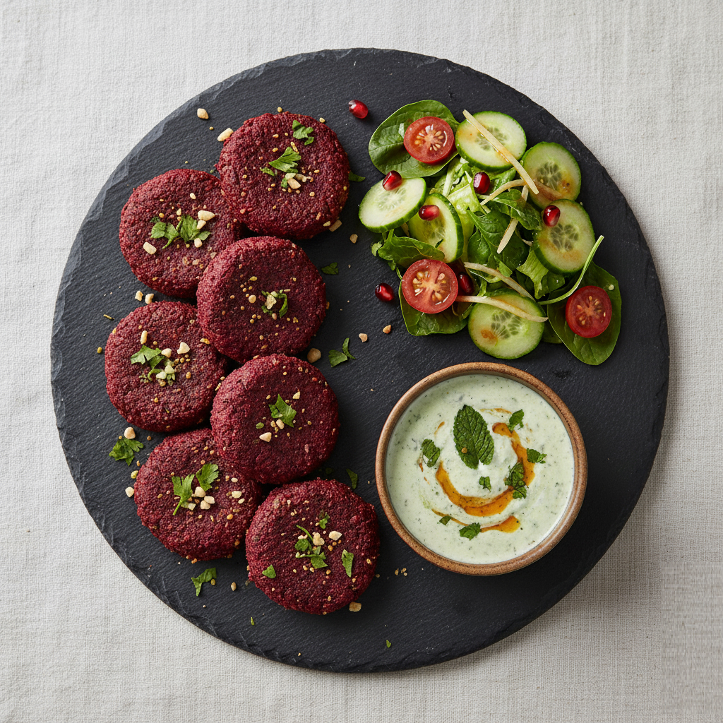 Achari Beet Root Kabab